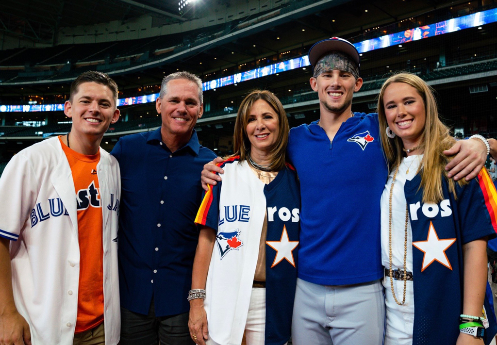 Cavan Biggio homers in Houston with dad, Craig (Astros Hall of Famer), in  the stands! 